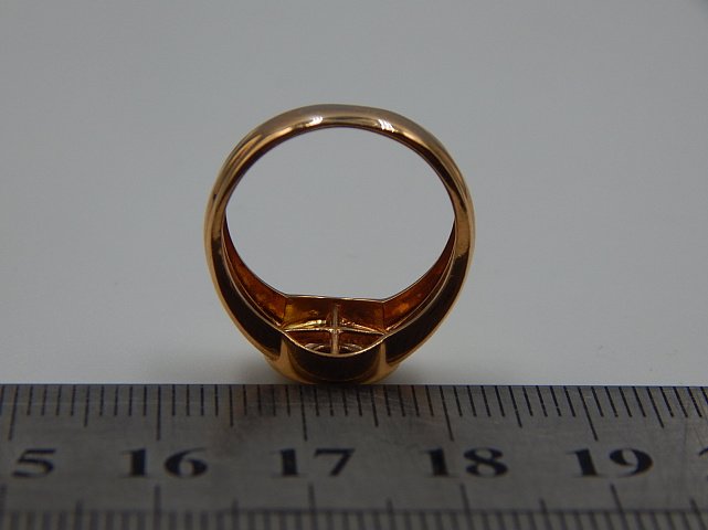 Кольцо из красного и белого золота (33684613) 2