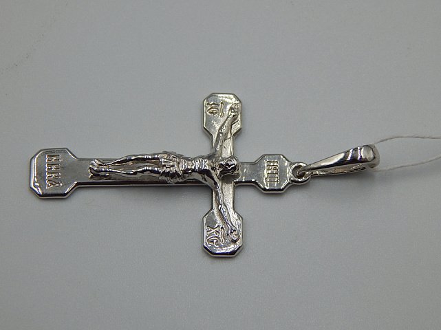 Срібний підвіс-хрест (32476036) 1