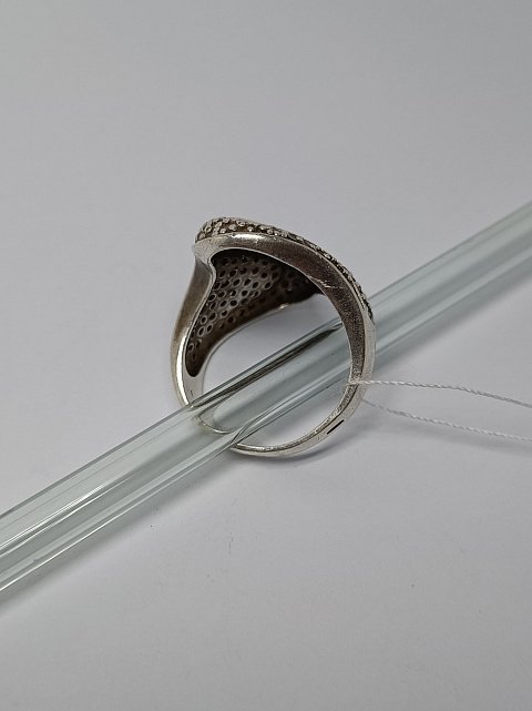 Серебряное кольцо с цирконием (33902162) 1