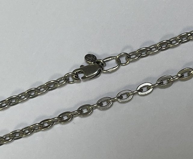 Серебряная цепь с плетением Якорное (33738895) 0