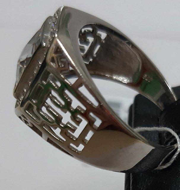 Серебряный перстень с цирконием (30834942) 3
