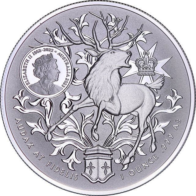 Срібна монета 1oz Герб - Квінсленд 1 долар 2023 Австралія (31564114) 5