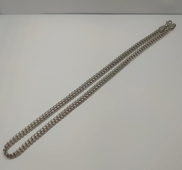 Срібний ланцюг із плетінням Фараон (33666955) 1
