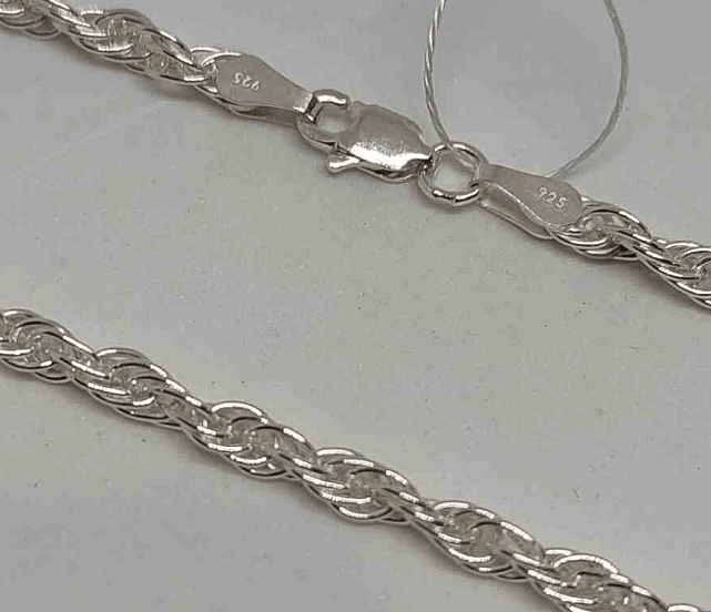 Срібний ланцюг із плетінням Кордове (29350361) 0