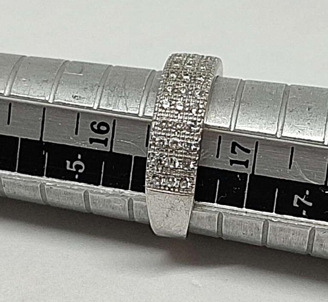 Серебряное кольцо с цирконием (33476231) 3