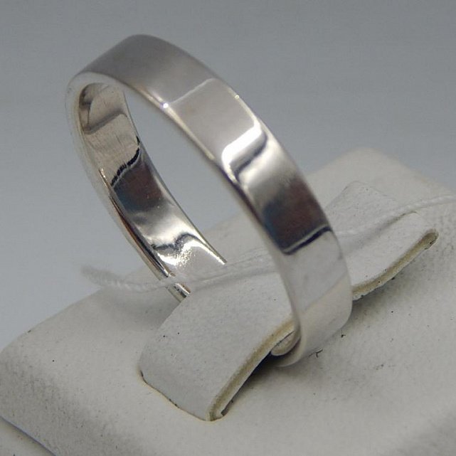 Обручальное кольцо из белого золота (24488430) 1