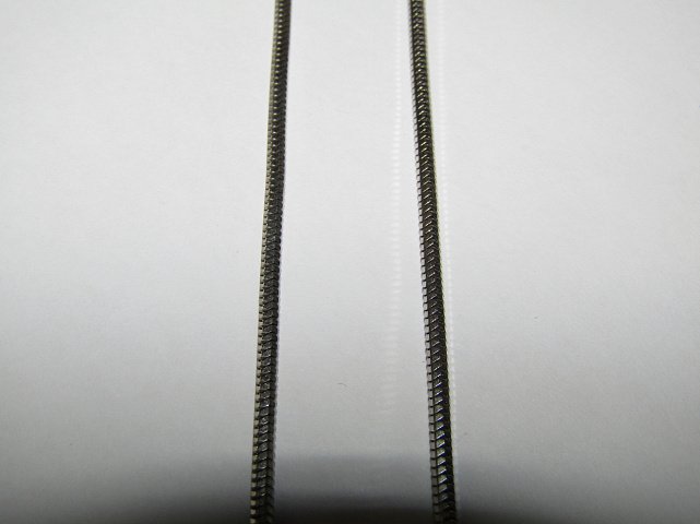 Серебряная цепь с плетением Снейк (28954169) 1