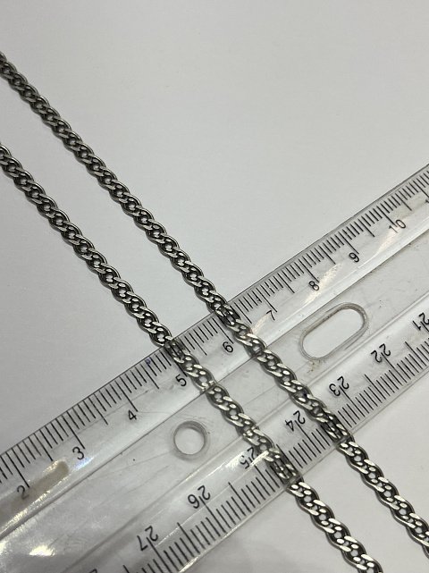 Срібний ланцюг із плетінням Нонна (33773560) 3