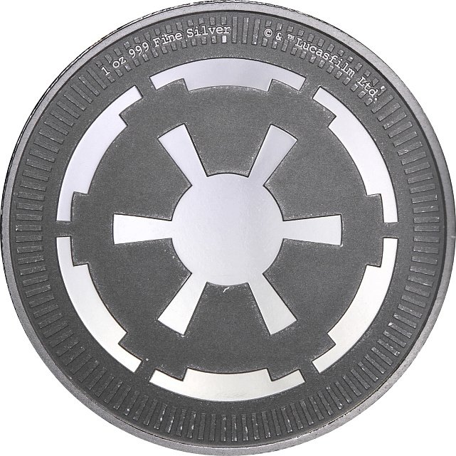 Серебряная монета 1oz Звездные Войны: Монета Галактической Империи 2 доллара 2021 Ниуэ (29128006) 7