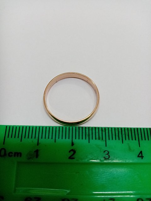 Обручальное кольцо из красного золота (33312887)  2