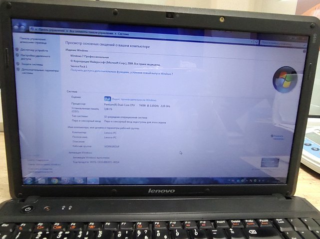 Ноутбук Lenovo G550 (Pentium T4300/3Gb/HDD250Gb) (33631443) 1