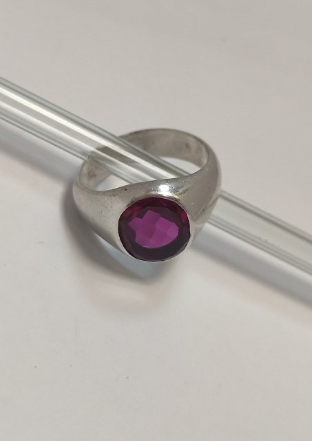 Серебряное кольцо с рубином (33484897) 2