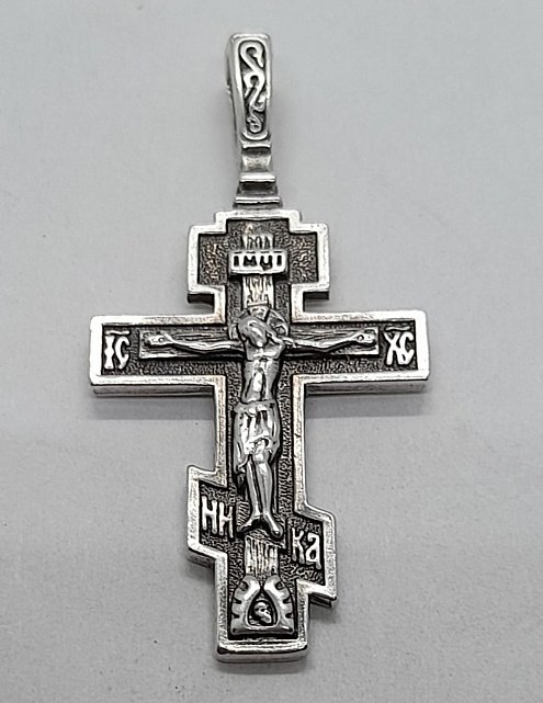 Срібний підвіс-хрест (31803433) 0