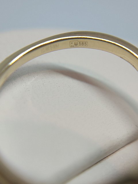 Кольцо из желтого и белого золота с бриллиантом (-ми) (29717501) 6