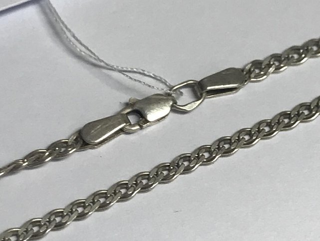 Серебряная цепь с плетением Нонна (33810041) 0