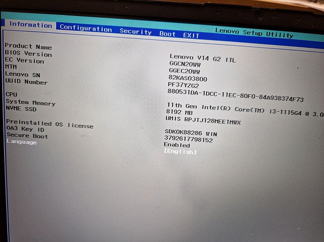 Ноутбук Lenovo V14 G2 ITL (82KAS03800) 9