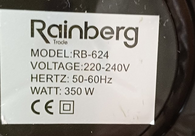 Блендер Rainberg RB-624 2