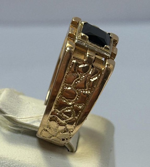 Перстень из красного золота с цирконием (33876628) 1