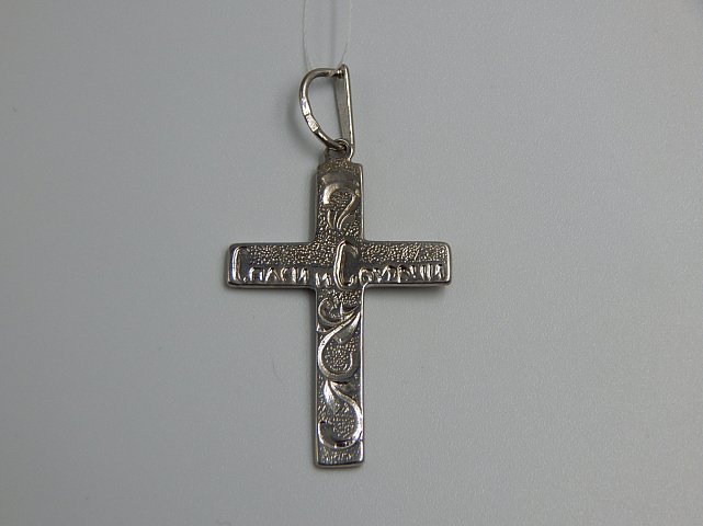Срібний підвіс-хрест (32484699) 1