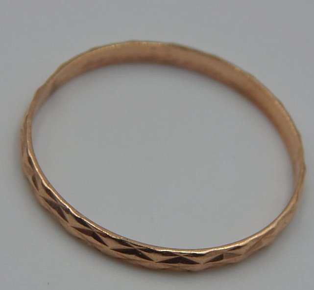 Обручальное кольцо из красного золота (33747383)  2
