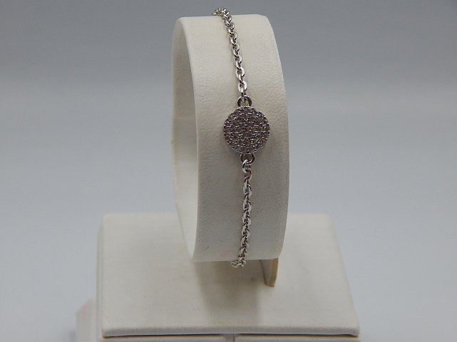 Срібний браслет із цирконієм (30973168) 1