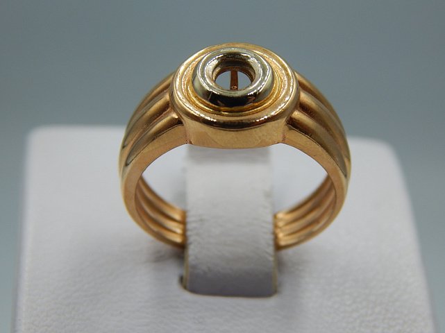 Кольцо из красного и белого золота (33684613) 1