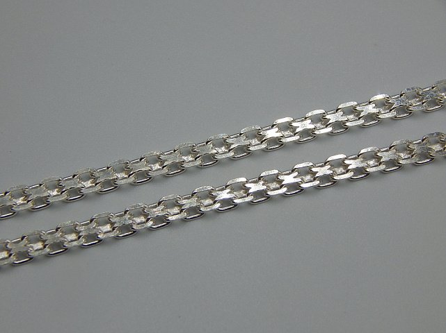 Срібний ланцюг з плетінням Фантазійне (31898899) 3