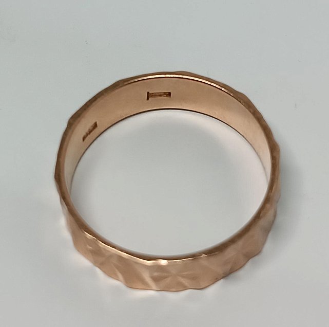 Обручальное кольцо из красного золота (33808947)  3