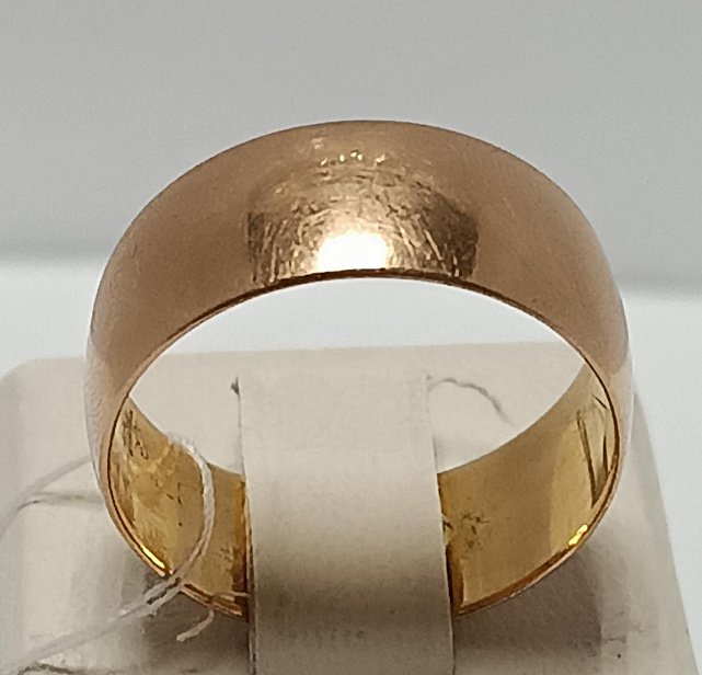 Обручальное кольцо из красного золота (33704418) 0