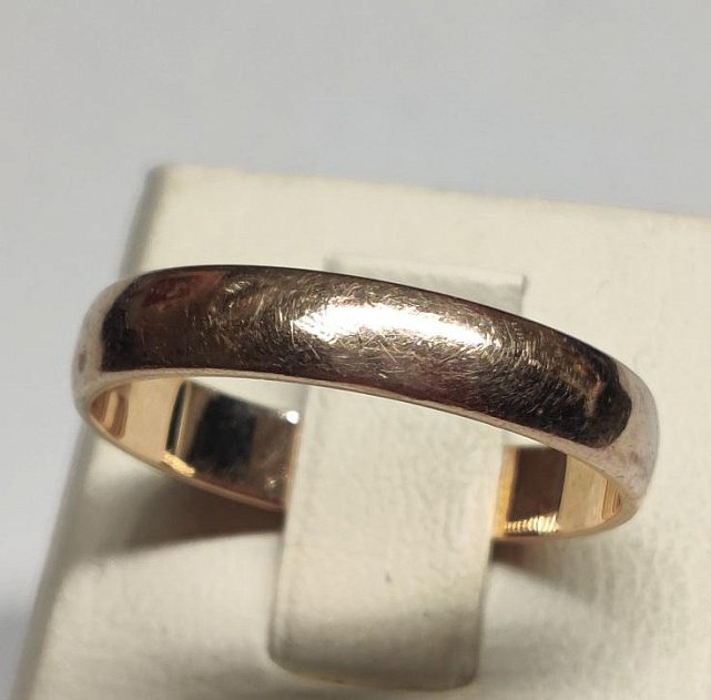 Обручальное кольцо из красного золота (33698635) 0
