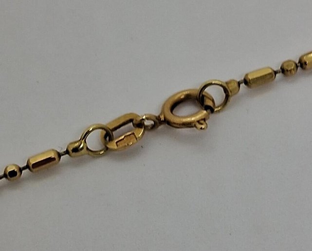 Ланцюжок з жовтого золота з плетінням Фантазійне (33593735) 4