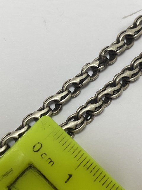 Срібний ланцюг з плетінням Струмочок (33532115) 1