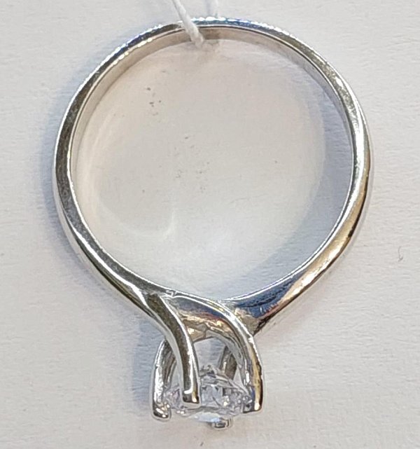 Серебряное кольцо с цирконием (29933880) 3