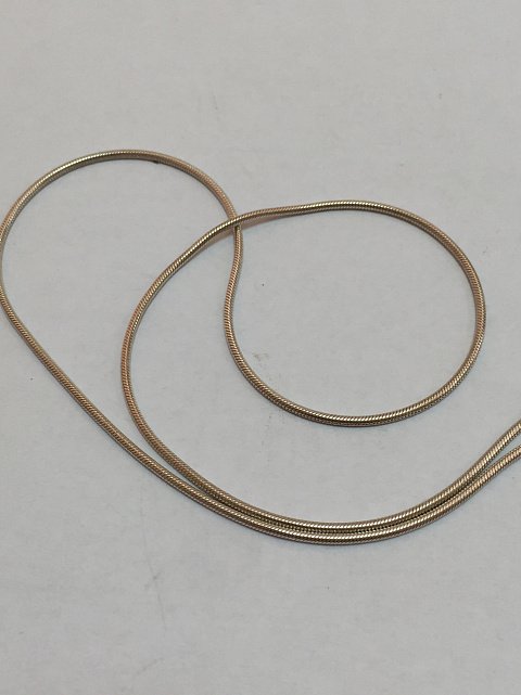 Серебряная цепь с плетением Снейк (32028274) 4