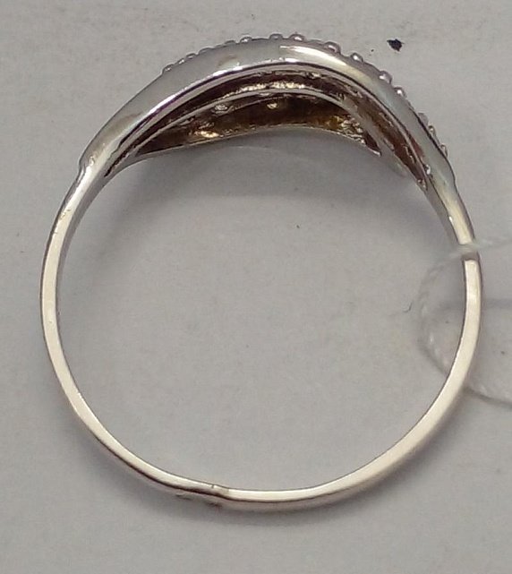 Серебряное кольцо с цирконием (30886404) 2