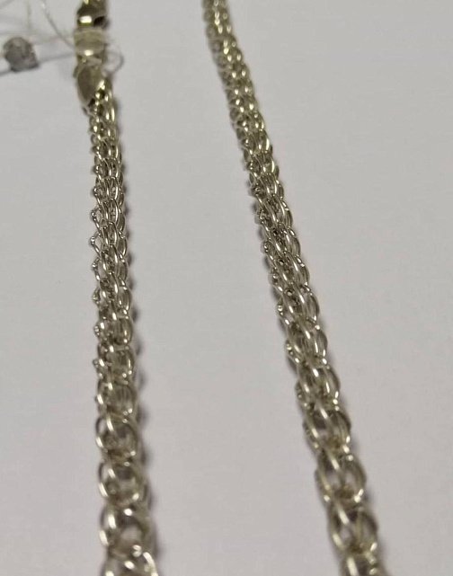 Серебряная цепь с плетением Фантазийное (28936520) 1