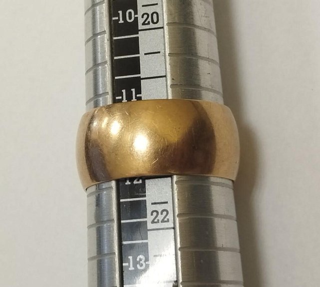 Обручальное кольцо из красного золота (33907306)  2