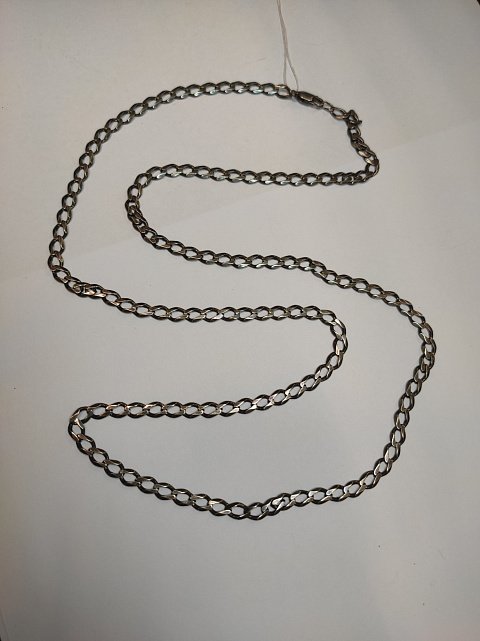 Срібний ланцюг із плетінням Ромб (33635211) 3