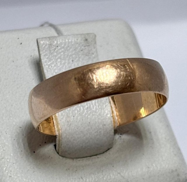 Обручальное кольцо из красного золота (33744989) 1