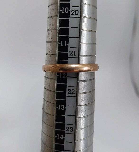 Обручальное кольцо из красного золота (33914930) 3