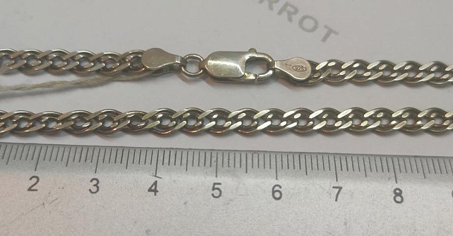 Серебряная цепь с плетением Нонна (30518333) 1