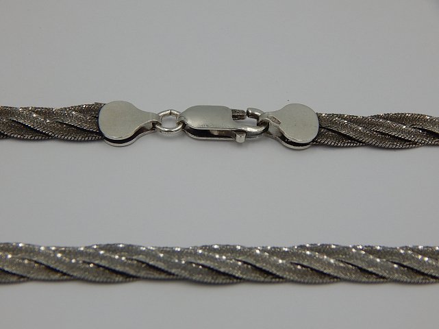 Серебряная цепь с плетением Фантазийное (31051501) 1