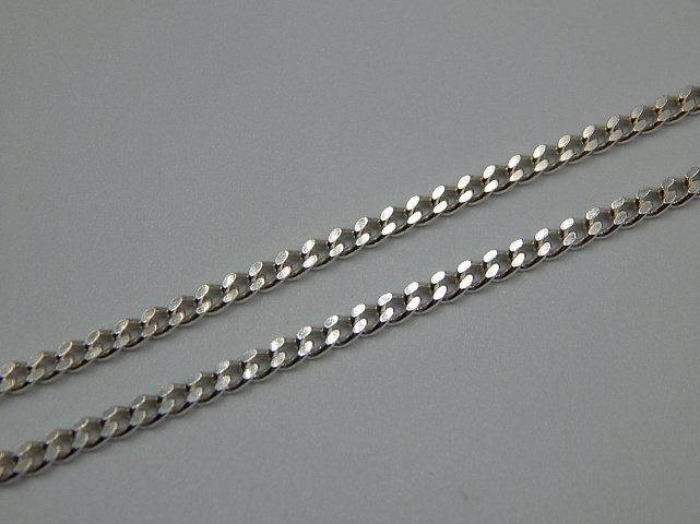 Срібний ланцюг з плетінням панцирне (33257888) 2
