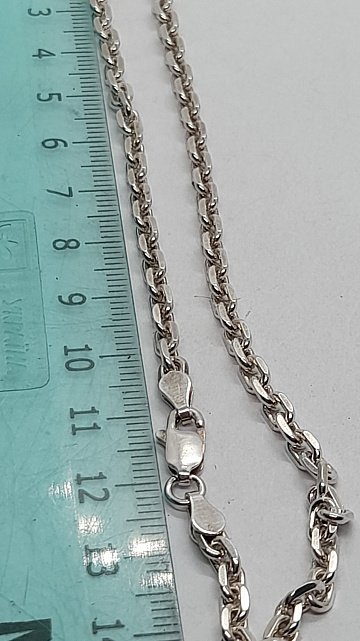 Серебряная цепь с плетением Якорное (31766375) 5