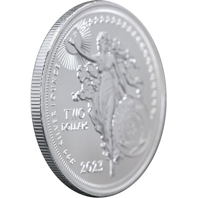 Серебряная монета 1oz Иконы Инноваций: Мария Кюри 2 доллара 2023 Ниуэ (30284426) 3