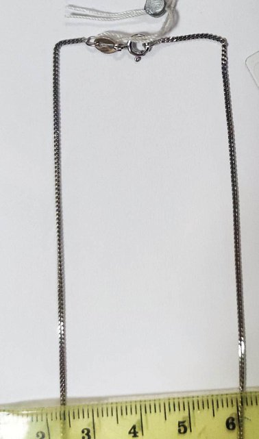 Серебряная цепь с плетением панцирное (30065733) 1