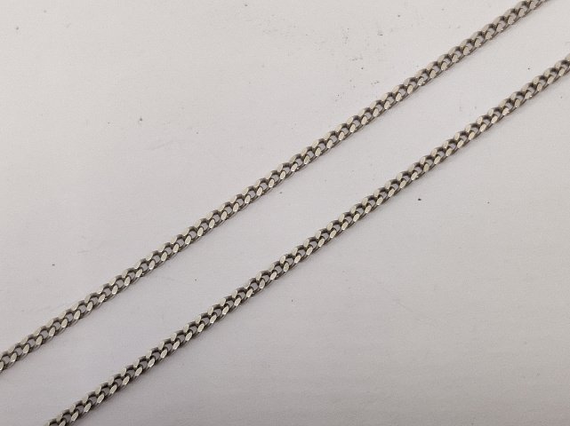 Серебряная цепь с плетением панцирное (33730308) 2