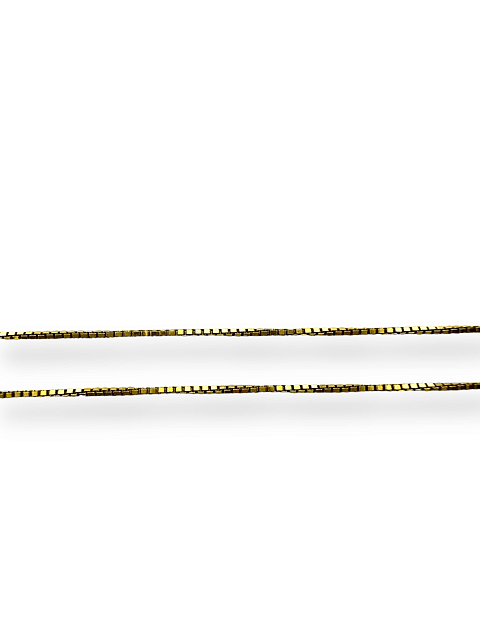 Цепь из желтого золота с плетением Венецианское (29612164) 2