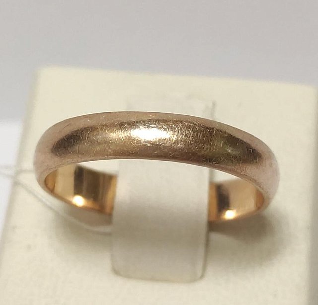 Обручальное кольцо из красного золота (33822207) 0