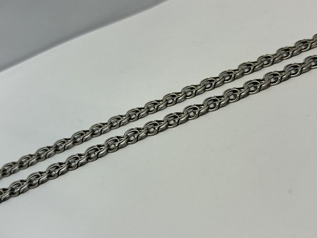 Серебряная цепь с плетением Бисмарк (33729311) 1